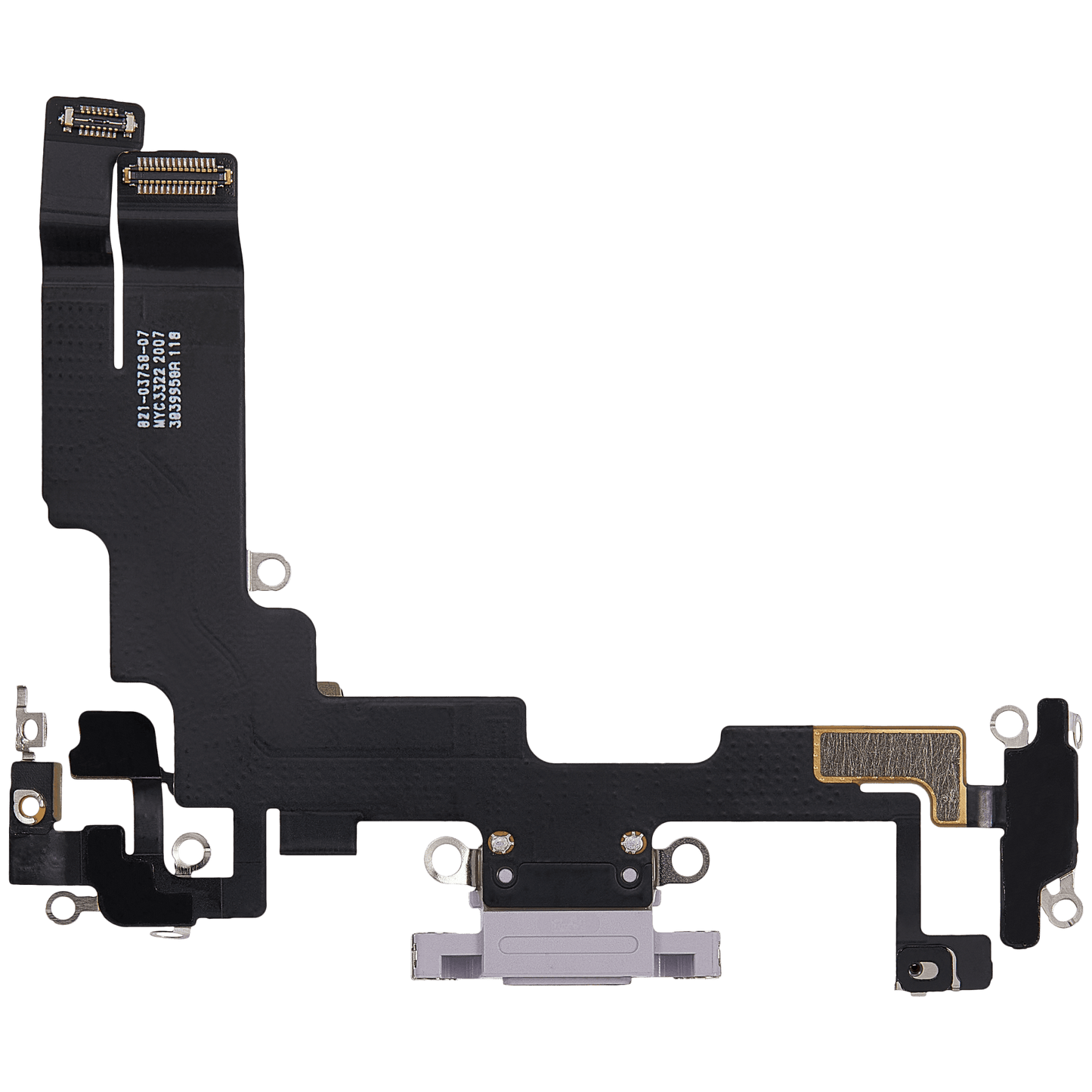 Charging Port Flex Cable For iPhone 14 (Used OEM Pull) (Purple)