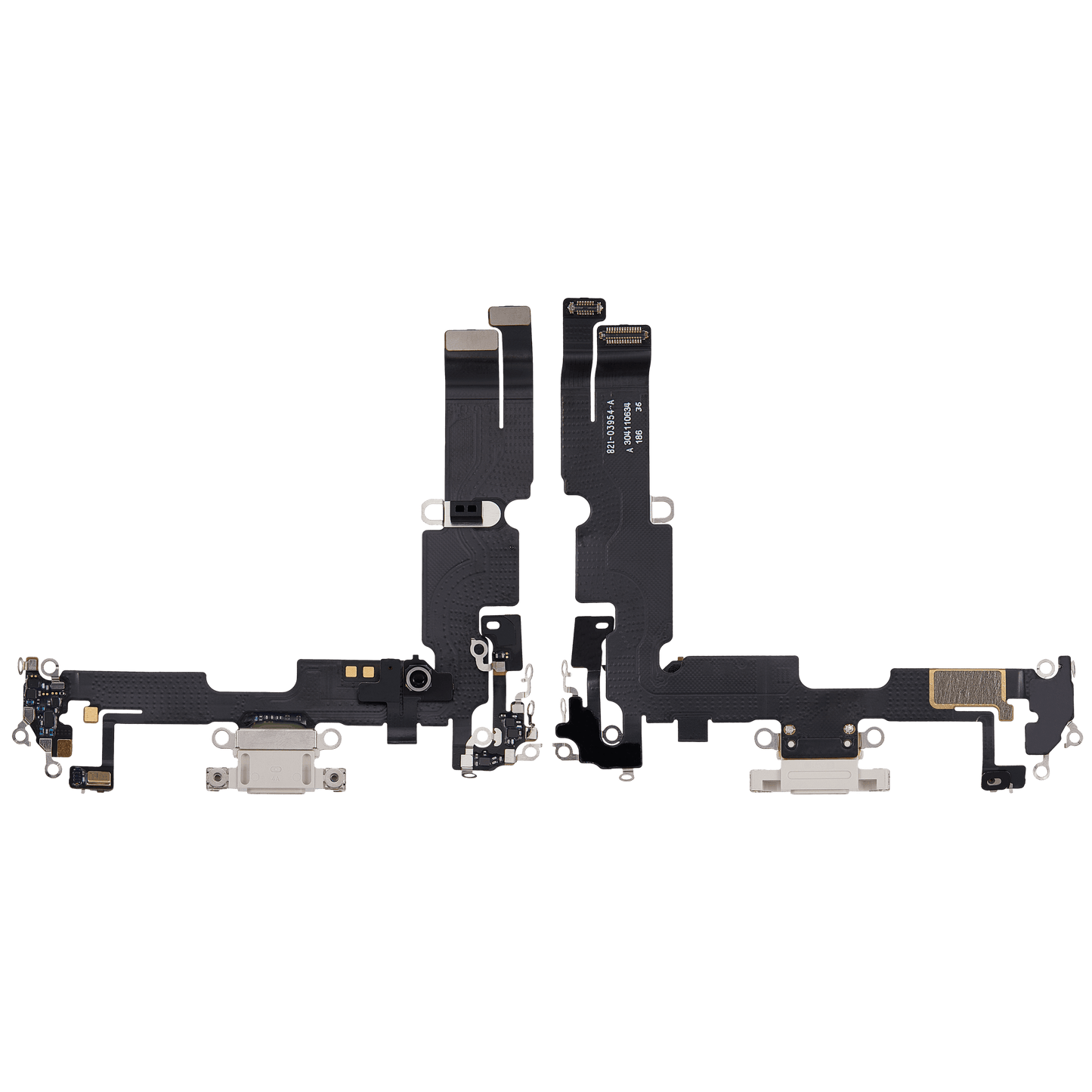 Charging Port Flex Cable For iPhone 14 Plus (Used OEM Pull) (Starlight)
