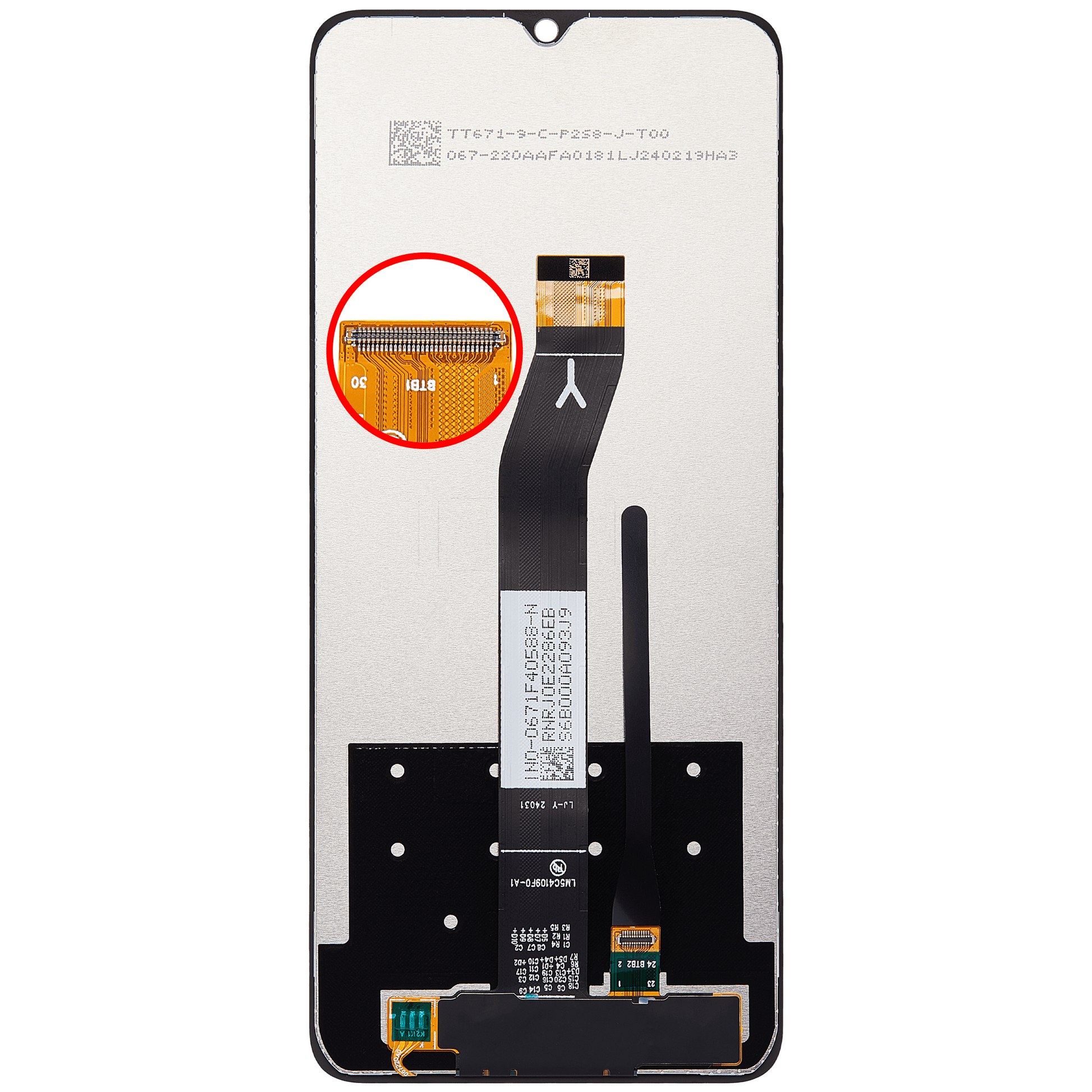 Xiaomi Xiaomi Redmi A3 / A3x / Poco C61 refurbished LCD display assembly without frame replacement screen - screen assembly repair view 3