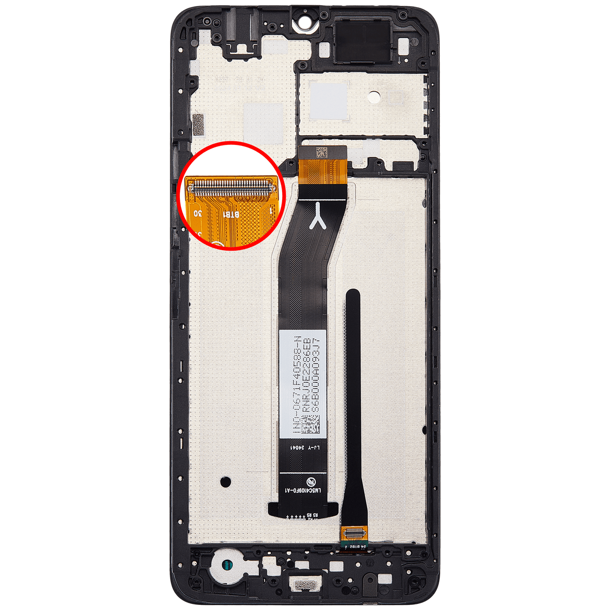 Xiaomi Xiaomi Redmi A3 / A3x / Poco C61 refurbished LCD display assembly with frame replacement screen - screen assembly repair view 3