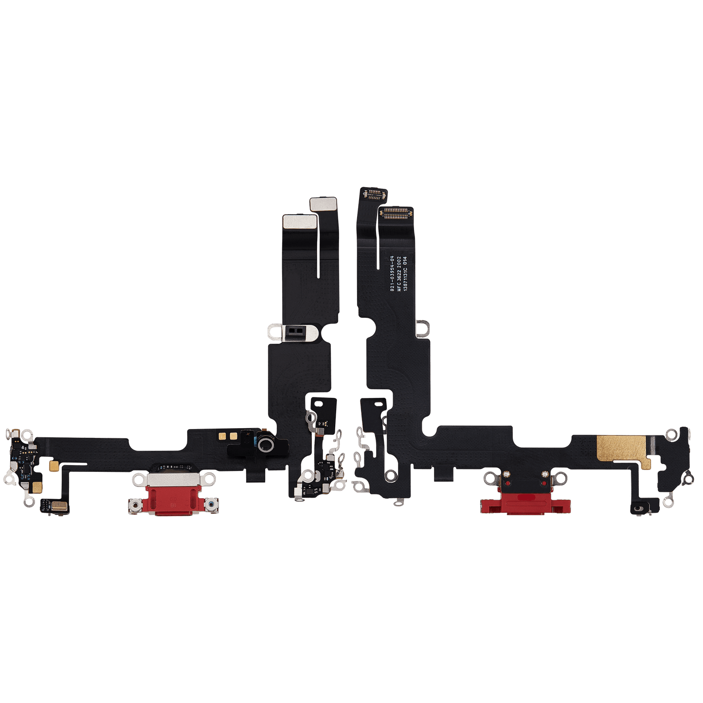 Charging Port Flex Cable For iPhone 14 Plus (Used OEM Pull) (Red)