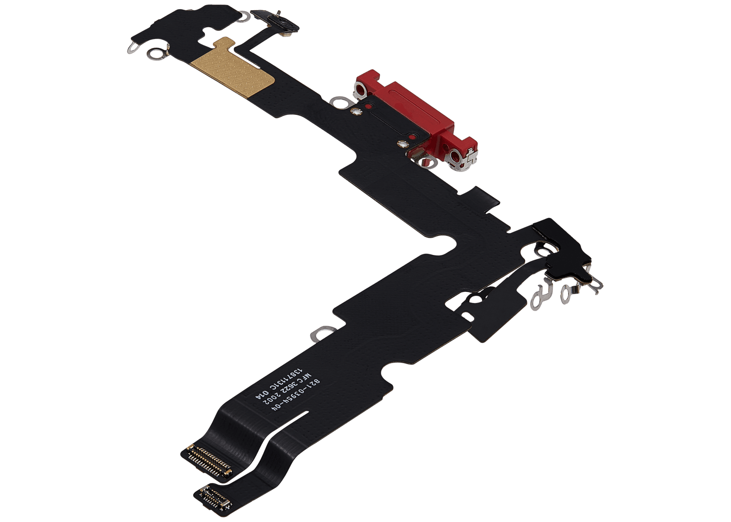 Charging Port Flex Cable For iPhone 14 Plus (Used OEM Pull) (Red)