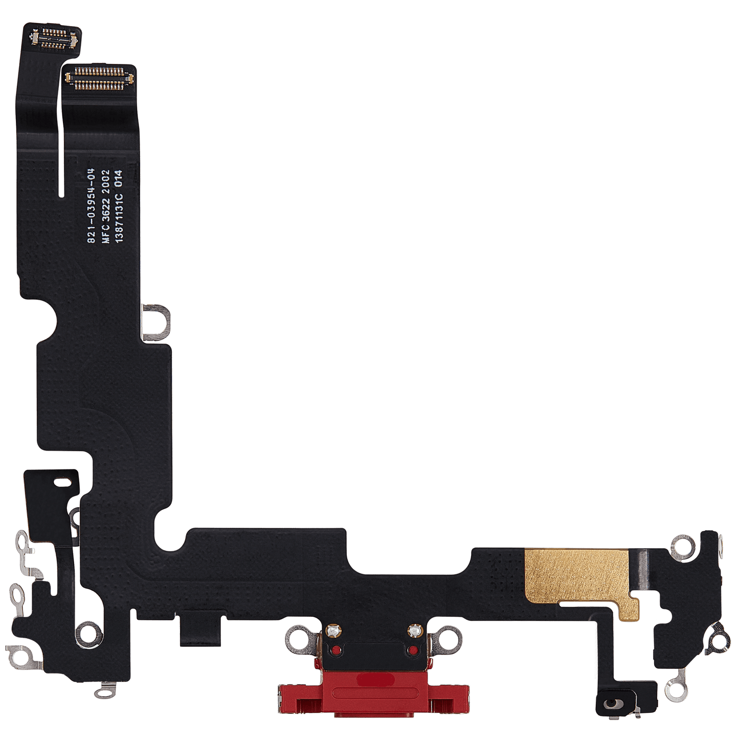Charging Port Flex Cable For iPhone 14 Plus (Used OEM Pull) (Red)