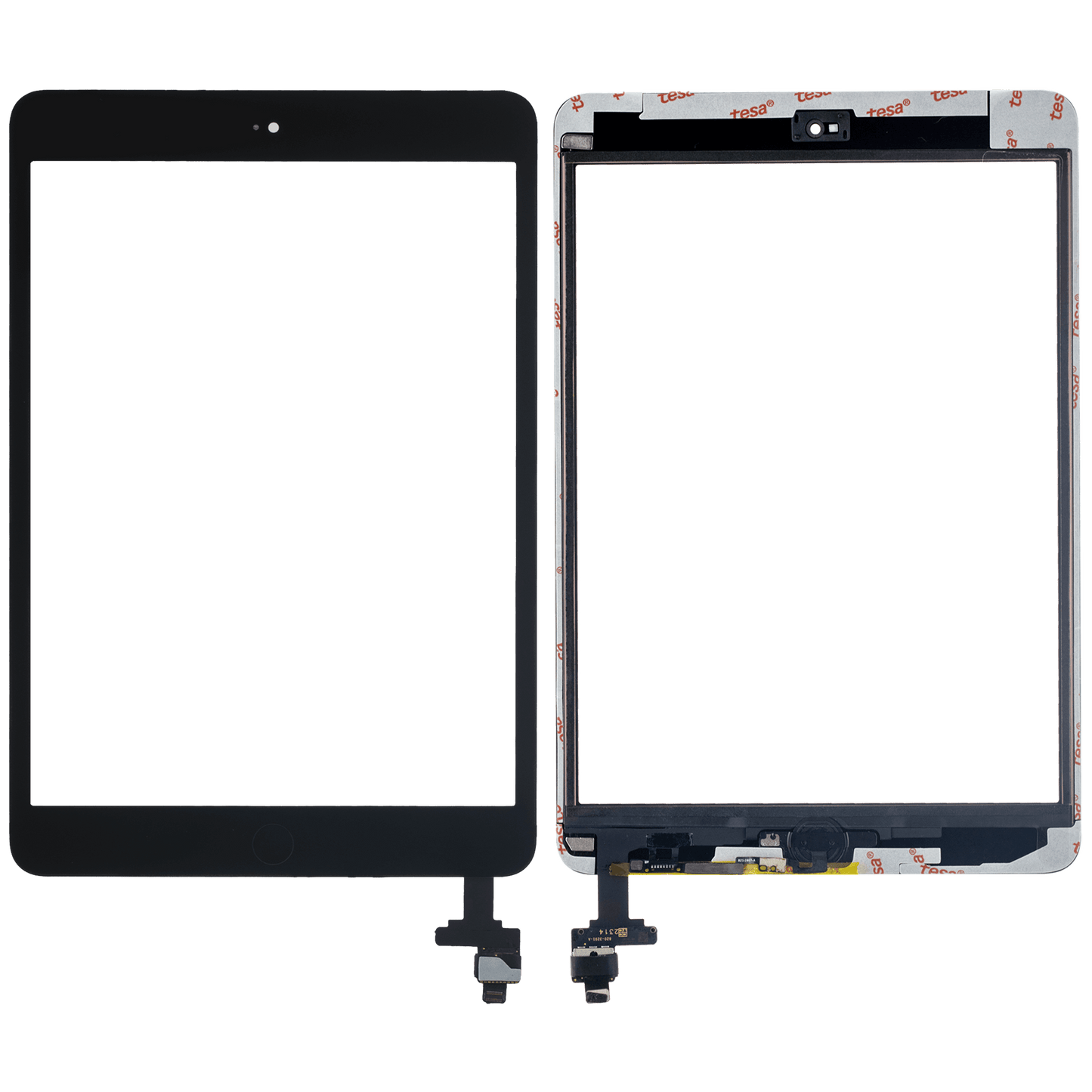 Digitizer With IC Chip & Home Button Pre-Installed For iPad Mini 1 / iPad Mini 2 (Aftermarket Pro: XO7) (Black)