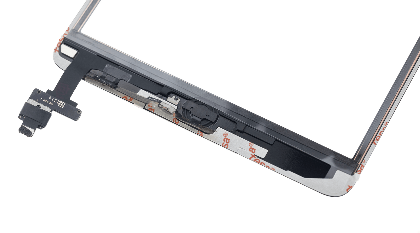 Digitizer With IC Chip & Home Button Pre-Installed For iPad Mini 1 / iPad Mini 2 (Aftermarket Pro: XO7) (Black)