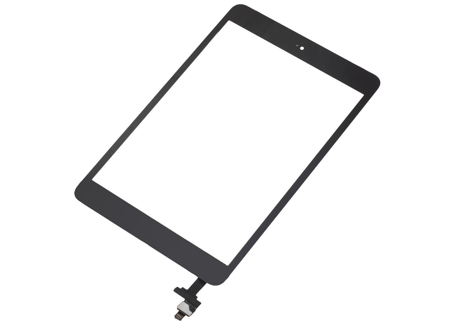 Digitizer With IC Chip & Home Button Pre-Installed For iPad Mini 1 / iPad Mini 2 (Aftermarket Pro: XO7) (Black)