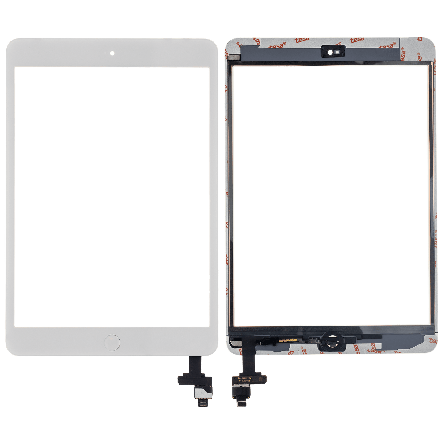 Digitizer With IC Chip & Home Button Pre-Installed For iPad Mini 1 / iPad Mini 2 (Aftermarket Pro: XO7) (White)
