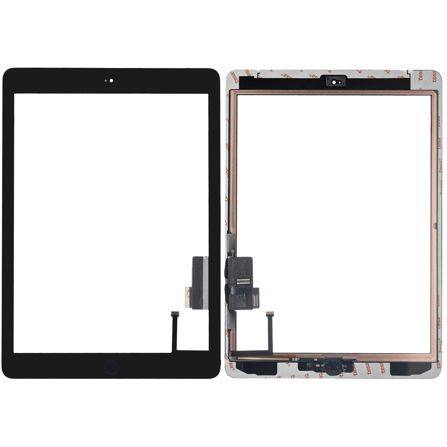 Digitizer For iPad Air 1 / iPad 5 (2017) (Home Button Pre-Installed For iPad Air 1) (Aftermarket Pro: XO7) (Black)