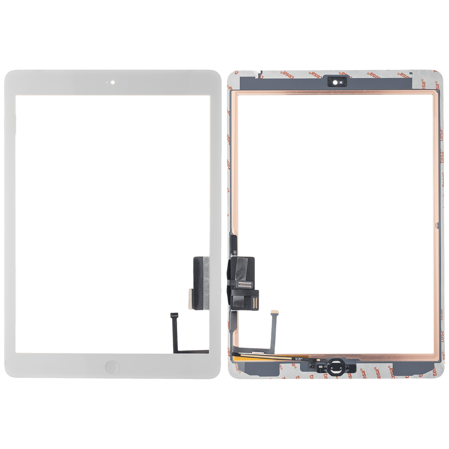 Digitizer For iPad Air 1 / iPad 5 (2017) (Home Button Pre-Installed For iPad Air 1) (Aftermarket Pro: XO7) (White)