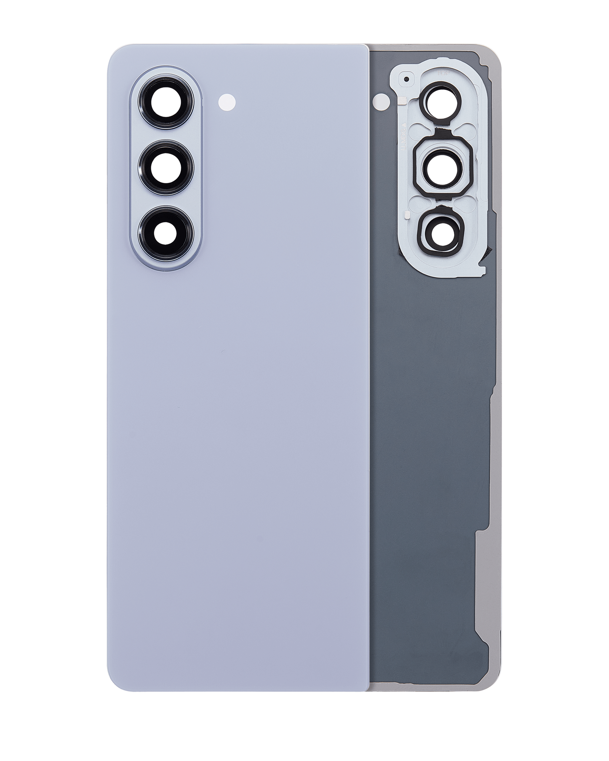 High resolution image of Back Cover Glass With Camera Lens For Samsung Galaxy Z Fold 5 5G (F946) (Blue)