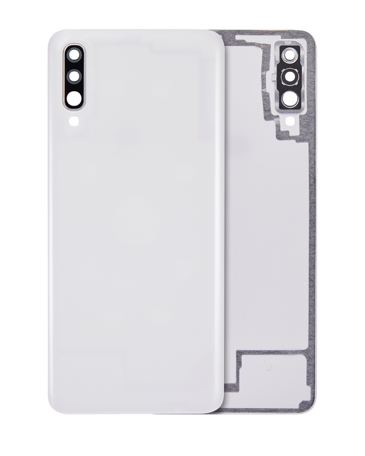 Back cover Glass For Samsung Galaxy A70 (A705 / 2019) (Aftermarket Plus) (White)