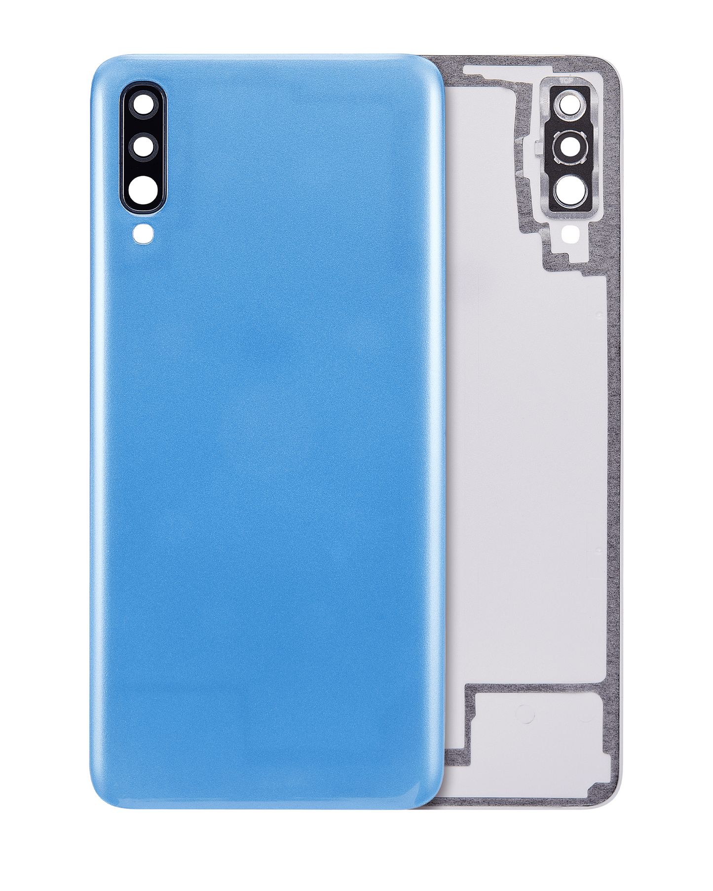 Back cover Glass For Samsung Galaxy A70 (A705 / 2019) (Aftermarket Plus) (Blue)