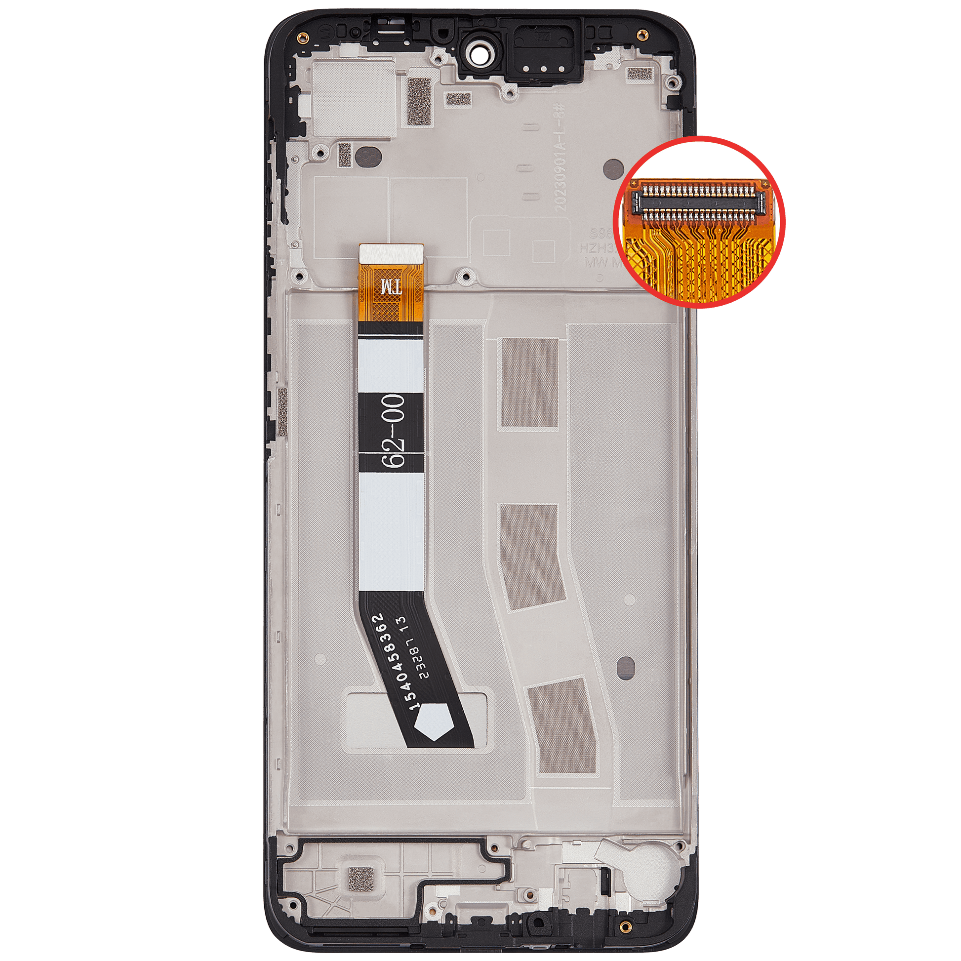 LCD Assembly With Frame For Moto G54 (XT2343 / 2023) (Refurbished) (All Colors) replacement part SKU 107082141702 image 8