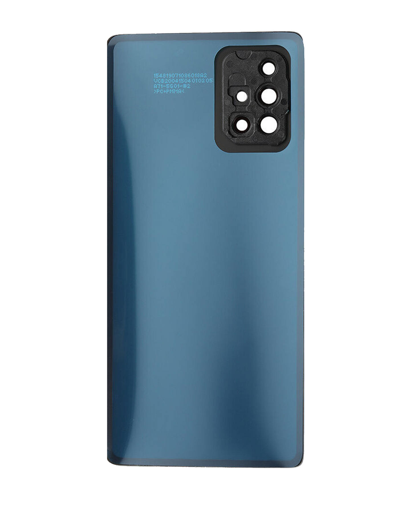 Back Cover Glass With Camera Lens For Samsung Galaxy A71 (A715 / 2020) (Service Pack) (Prism Crush Silver)