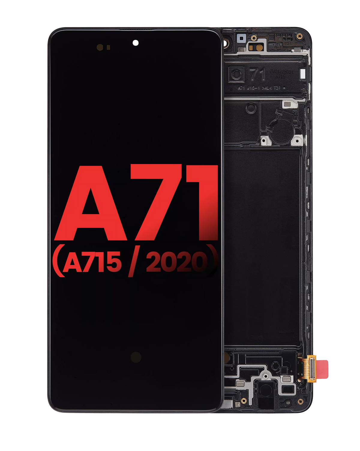 OLED Assembly With Frame For Samsung Galaxy A71 (A715 / 2020) (6.67") (Aftermarket Plus: Soft) (All Colors) - product image 1