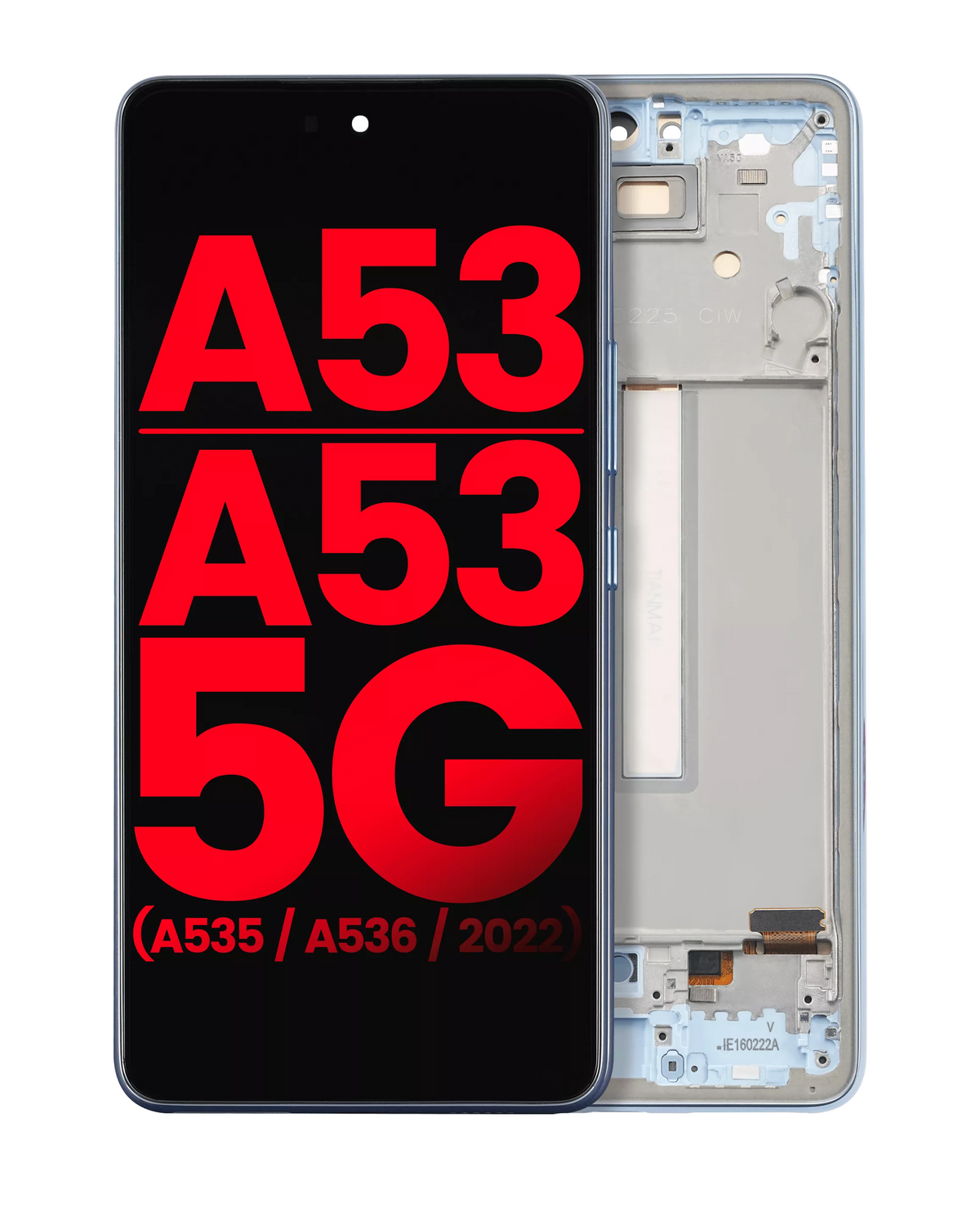 OLED Assembly With Frame For Samsung Galaxy A53 5G ( A536 / 2022) (6.36") (Aftermarket Plus) (Blue) - product image 8