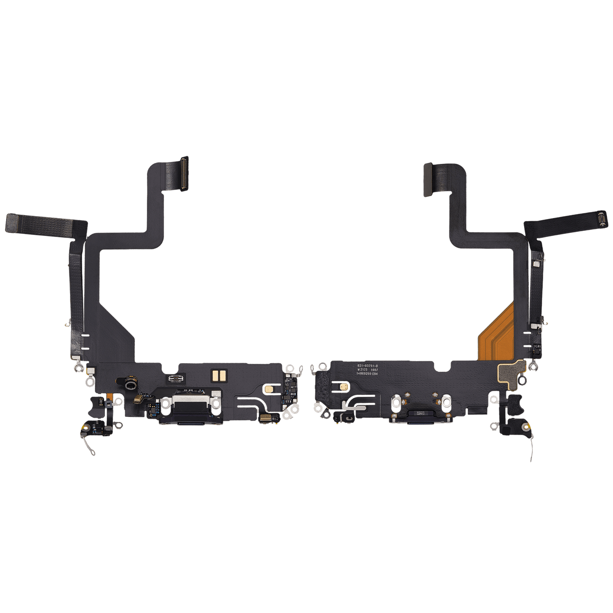 Charging Port Flex Cable For iPhone 14 Pro (Used OEM Pull) (Deep Purple)