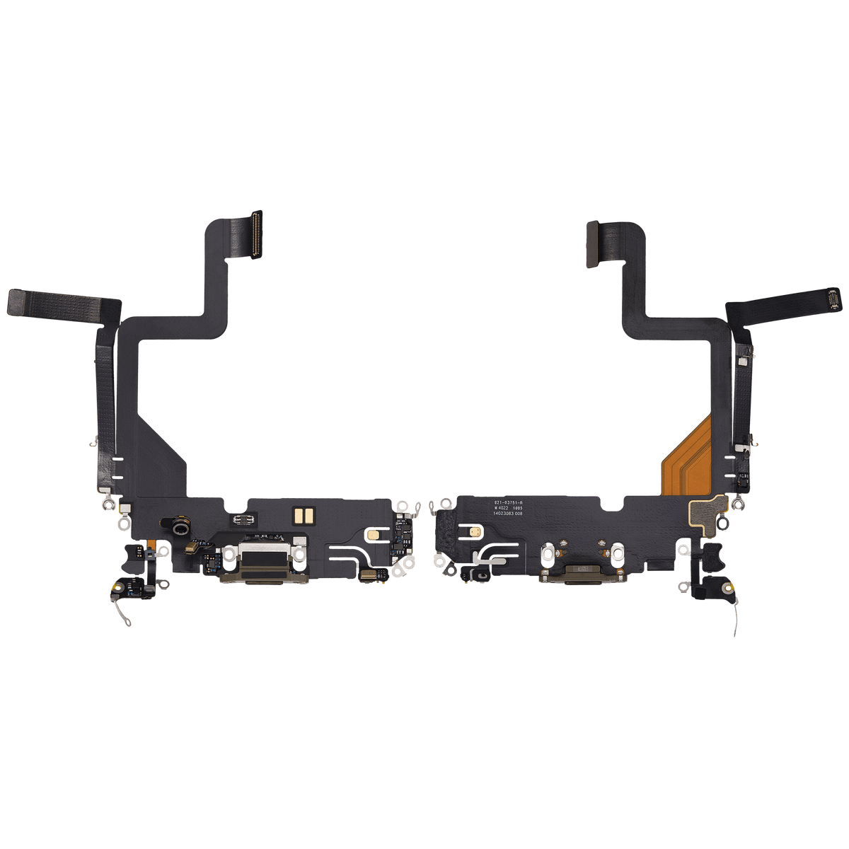 Charging Port Flex Cable For iPhone 14 Pro (Used OEM Pull) (Gold)
