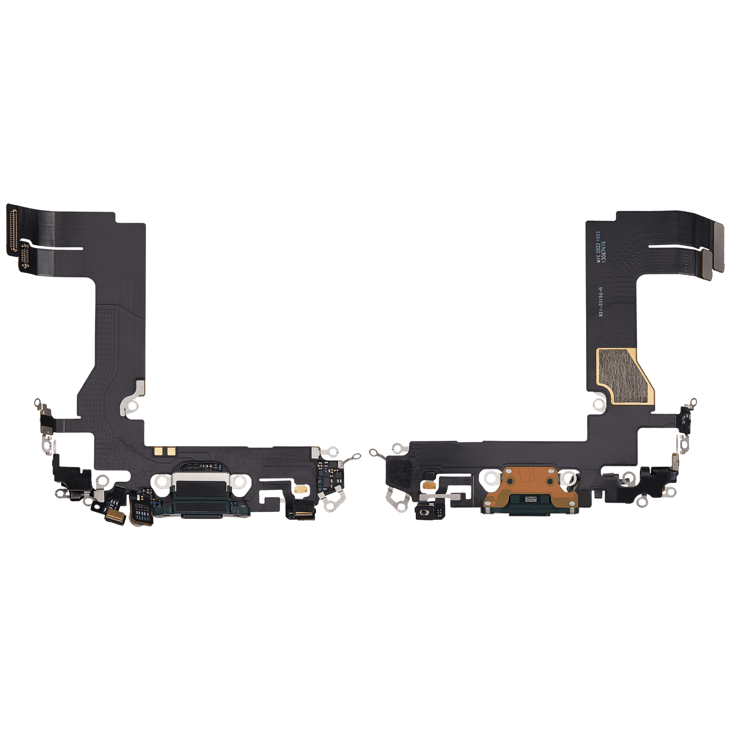 Charging Port Flex Cable For iPhone 13 Mini (Used OEM Pull) (Green)