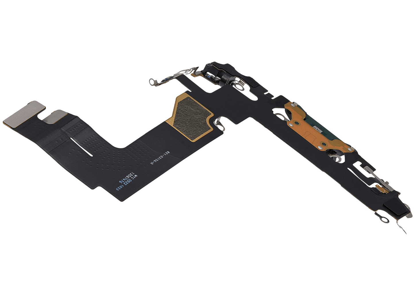 Charging Port Flex Cable For iPhone 13 Mini (Used OEM Pull) (Green)