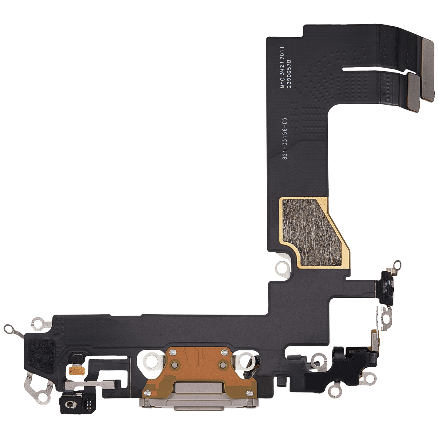 Charging Port Flex Cable For iPhone 13 Mini (Used OEM Pull) (Pink)