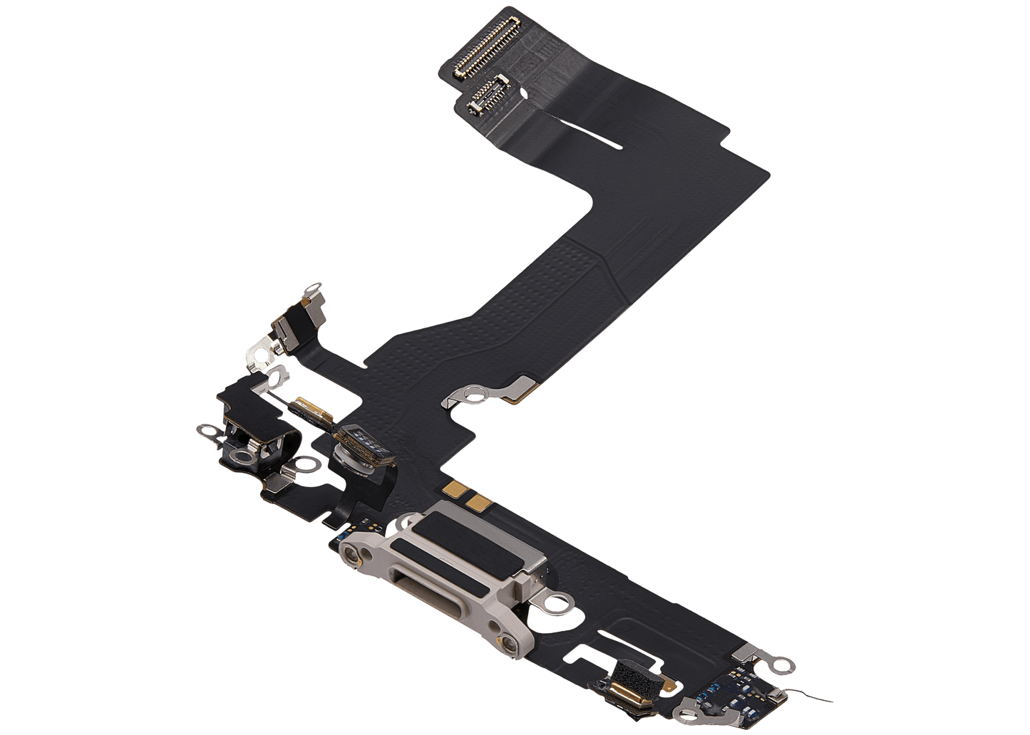 Charging Port Flex Cable For iPhone 13 Mini (Used OEM Pull) (Pink)