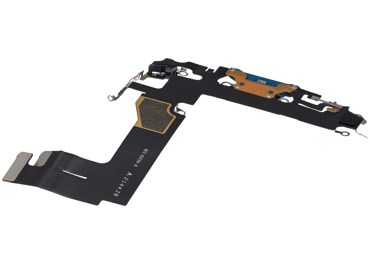 Charging Port Flex Cable For iPhone 13 Mini (Used OEM Pull) (Blue)