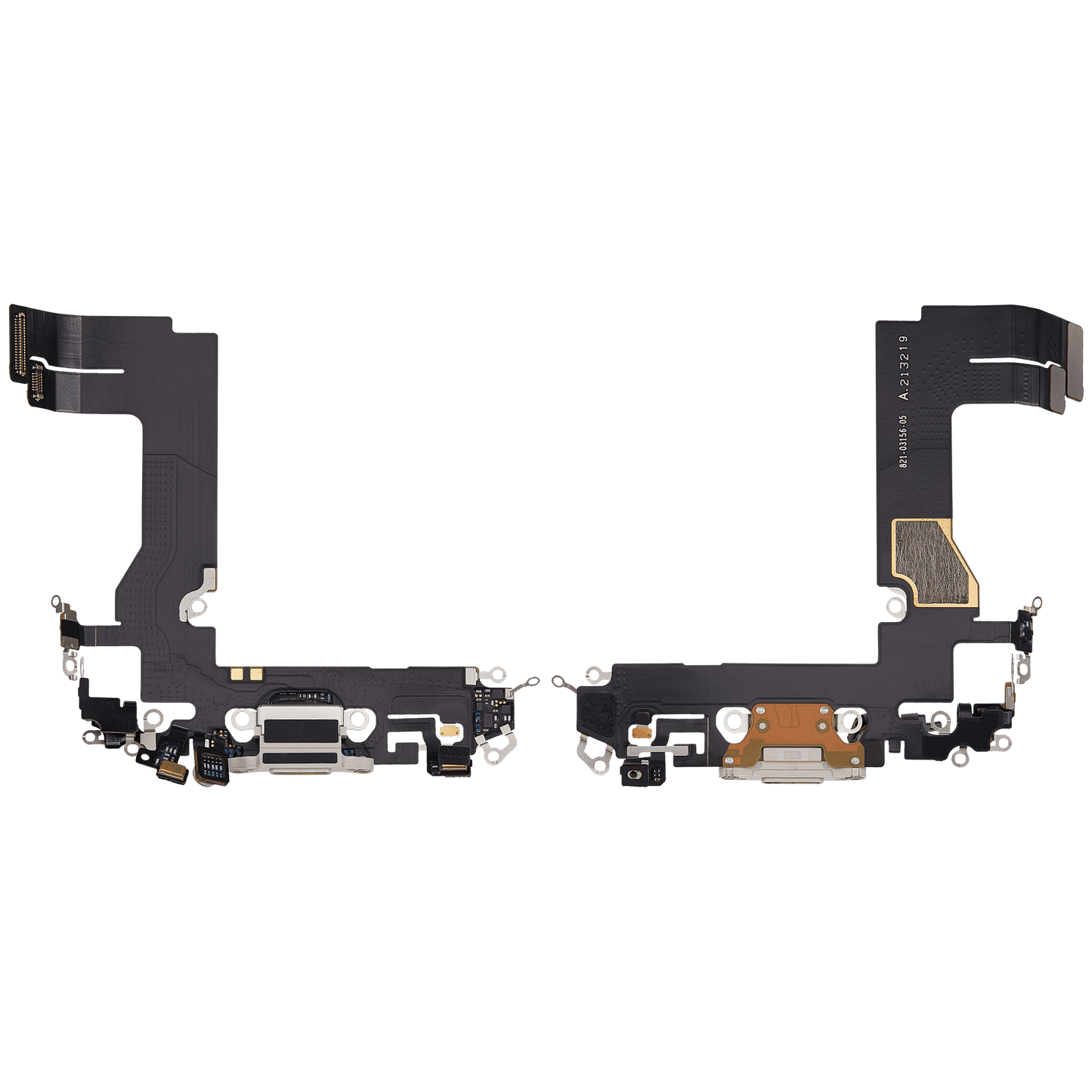 Charging Port Flex Cable For iPhone 13 Mini (Used OEM Pull) (Starlight)