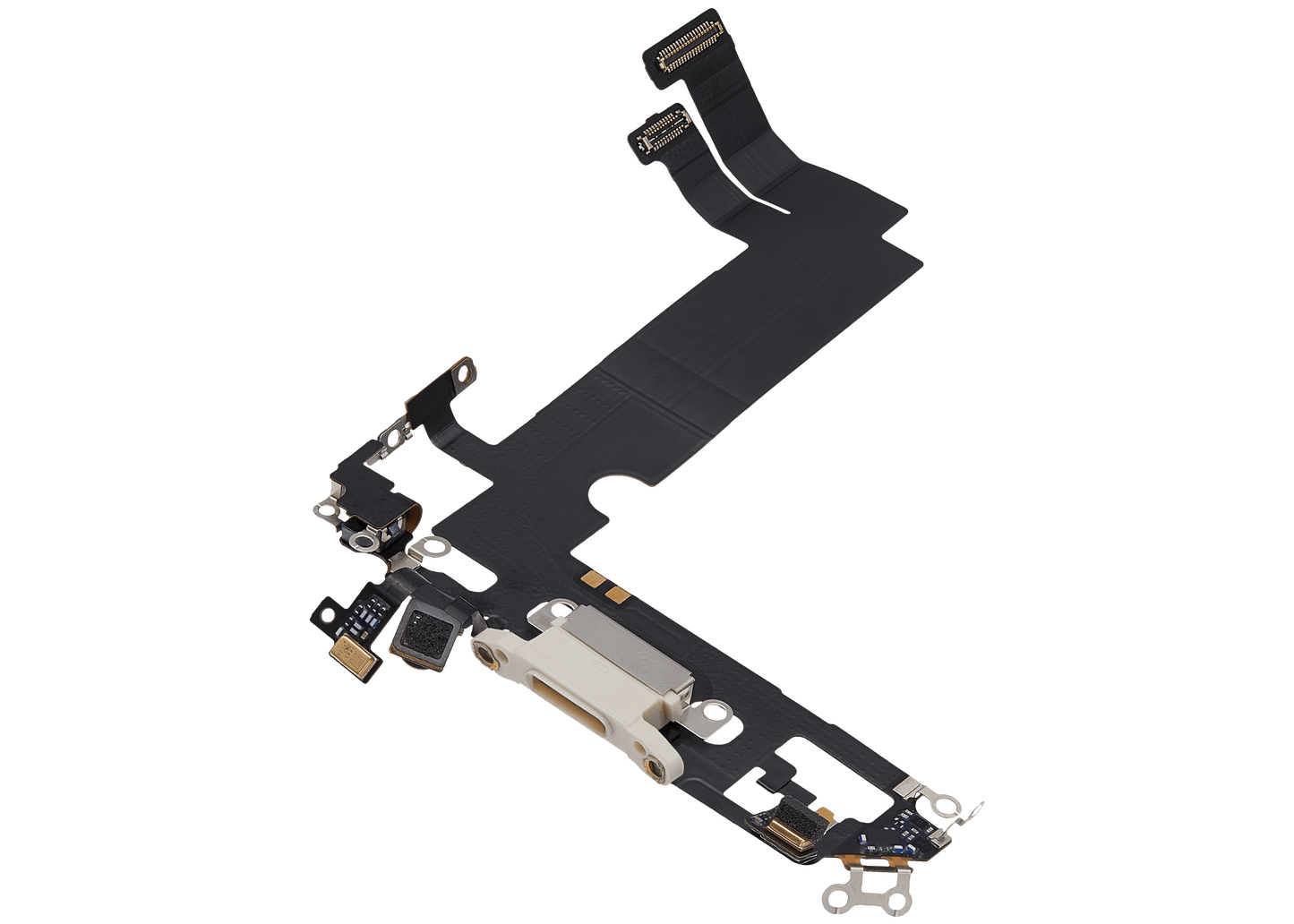 Charging Port Flex Cable For iPhone 12 Mini (Used OEM Pull) (White)