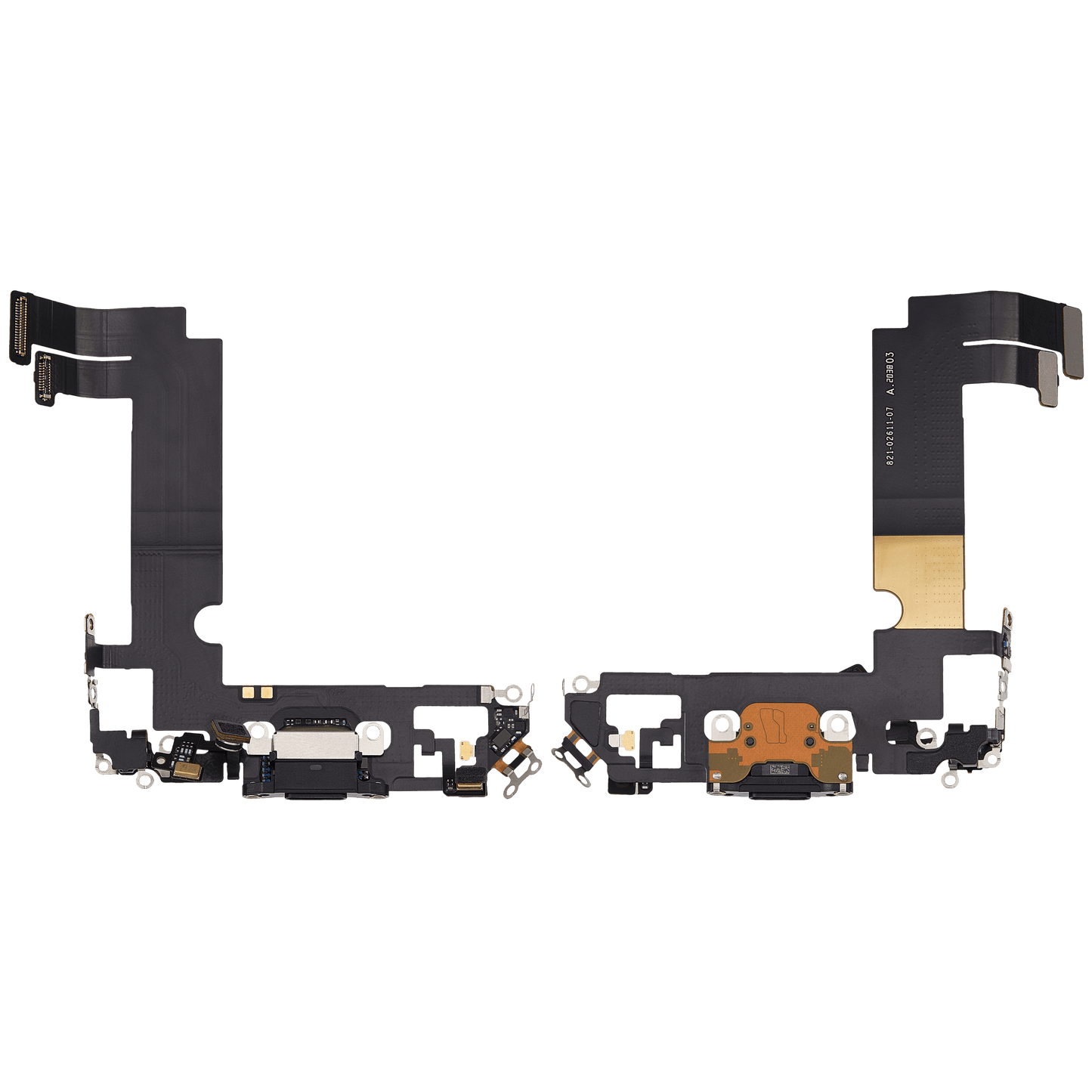 Charging Port Flex Cable For iPhone 12 Mini (Used OEM Pull) (Black)