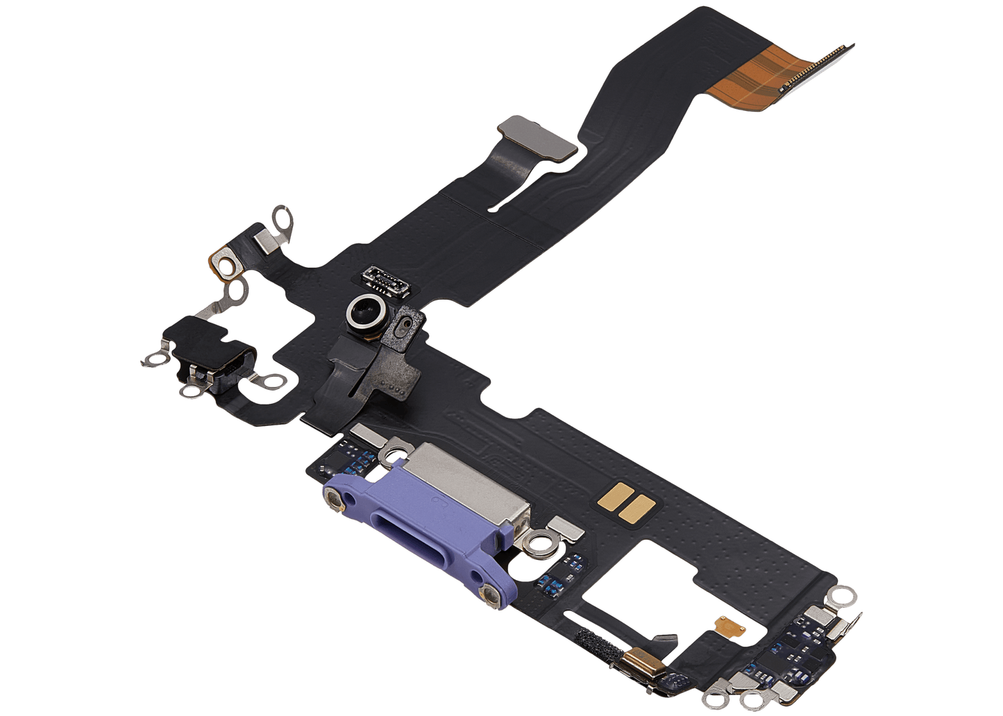 Charging Port Flex Cable For iPhone 12 (Used OEM Pull) (Purple)
