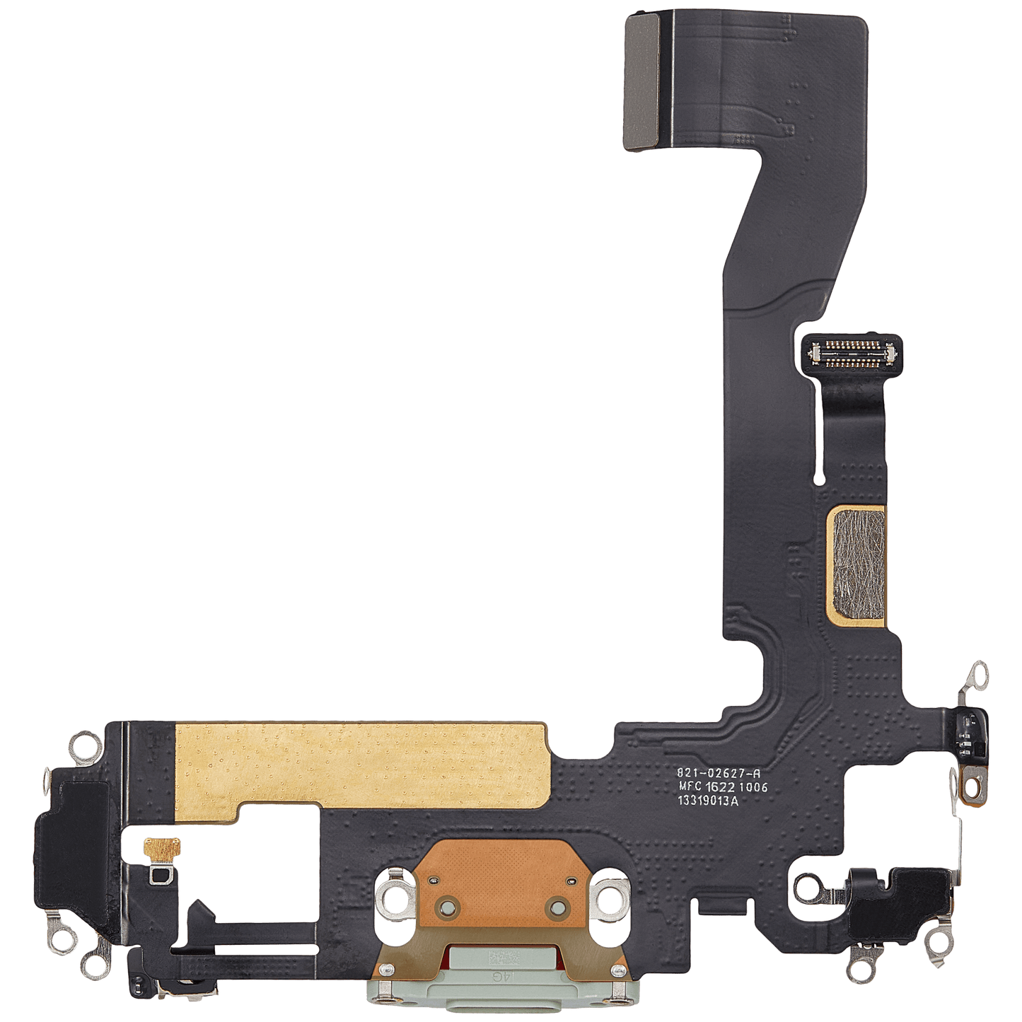 Charging Port Flex Cable For iPhone 12 (Used OEM Pull) (Green)