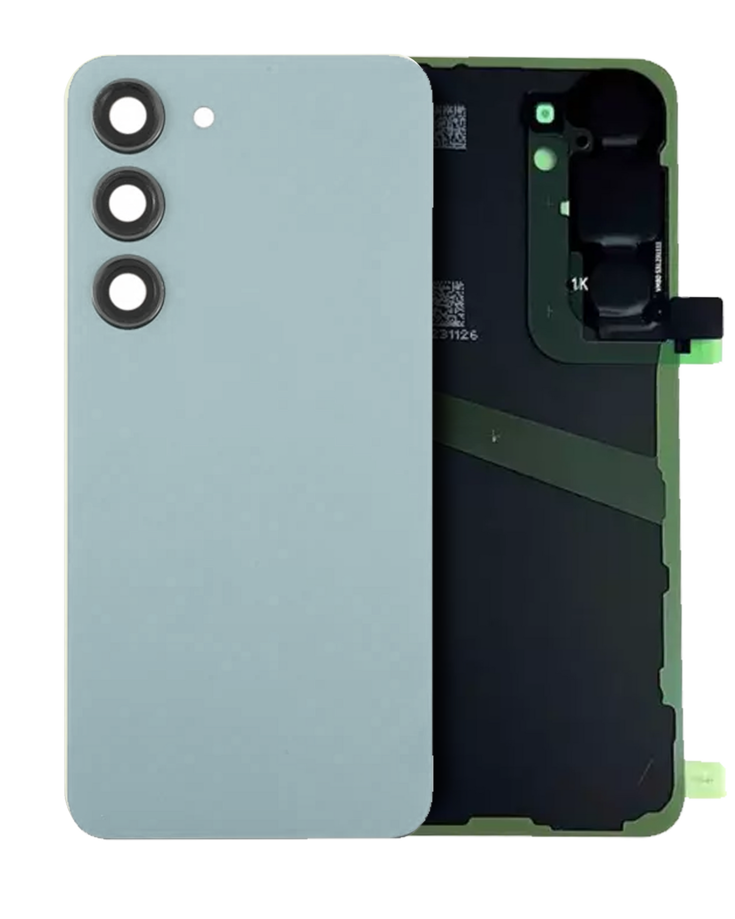 Back Cover Glass With Camera Lens For Samsung Galaxy S24 (Service Pack) (Sapphire Blue)