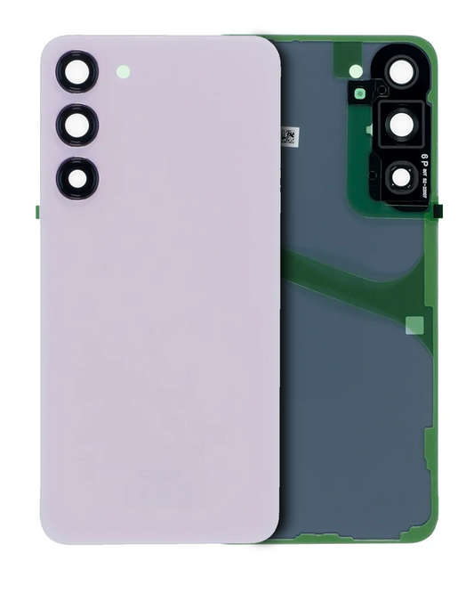 Back Cover Glass With Camera Lens For Samsung Galaxy S23 Plus (Service Pack) (Lavender)