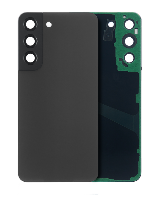 Back Cover Glass With Camera Lens For Samsung Galaxy S22 Plus (Service Pack) (Graphite)