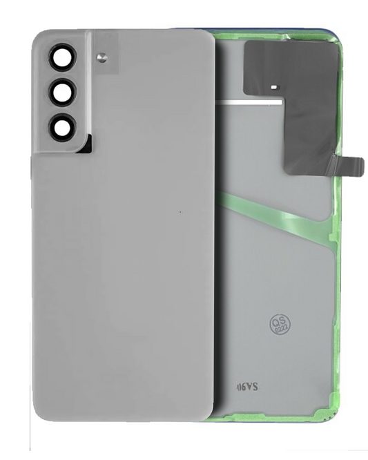 Back Cover Glass With Camera Lens For Samsung Galaxy S21 FE (Service Pack) (Graphite)