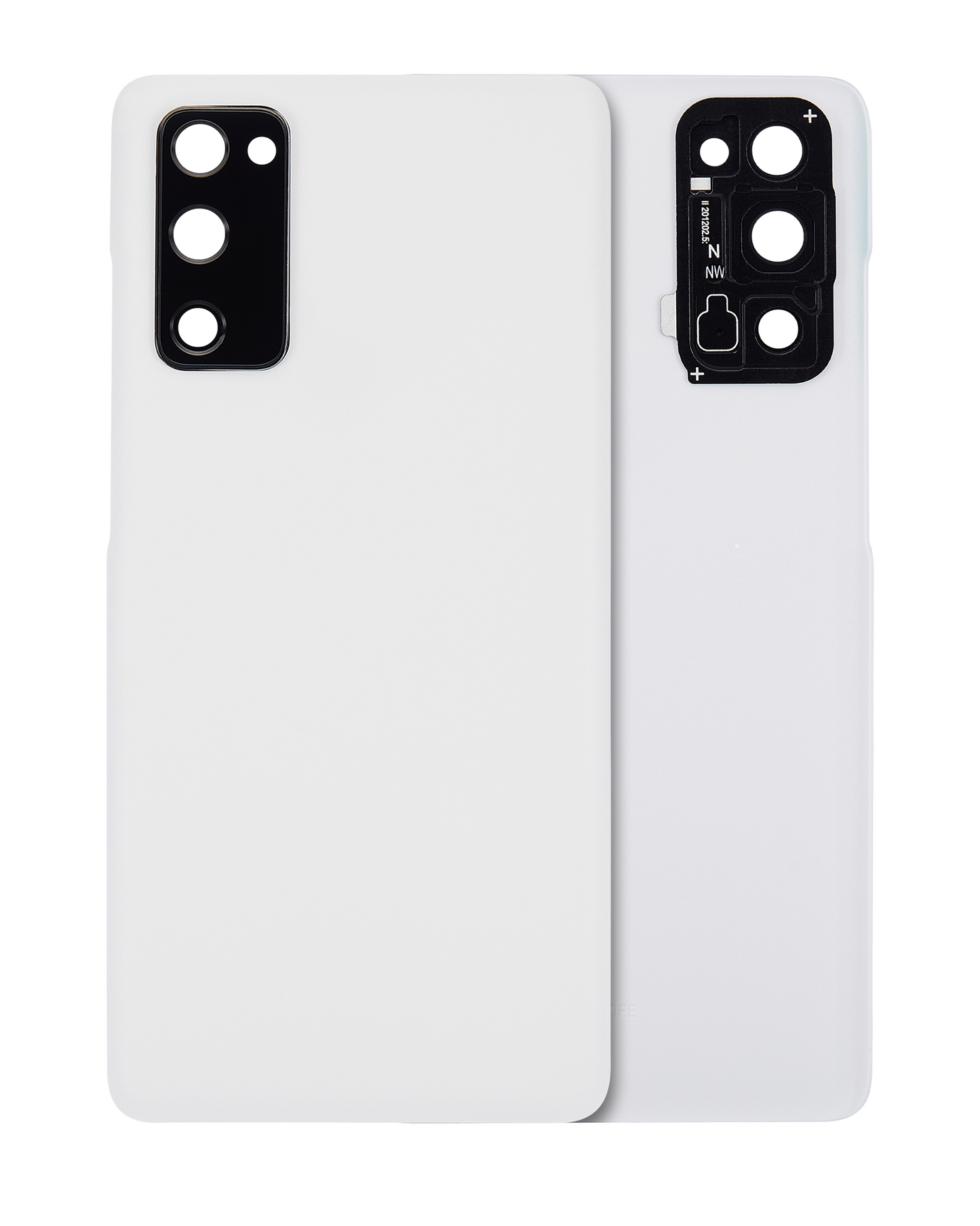 Back cover Glass With Camera Lens For Samsung Galaxy S20 FE 5G (Aftermarket Plus) (Cloud White)