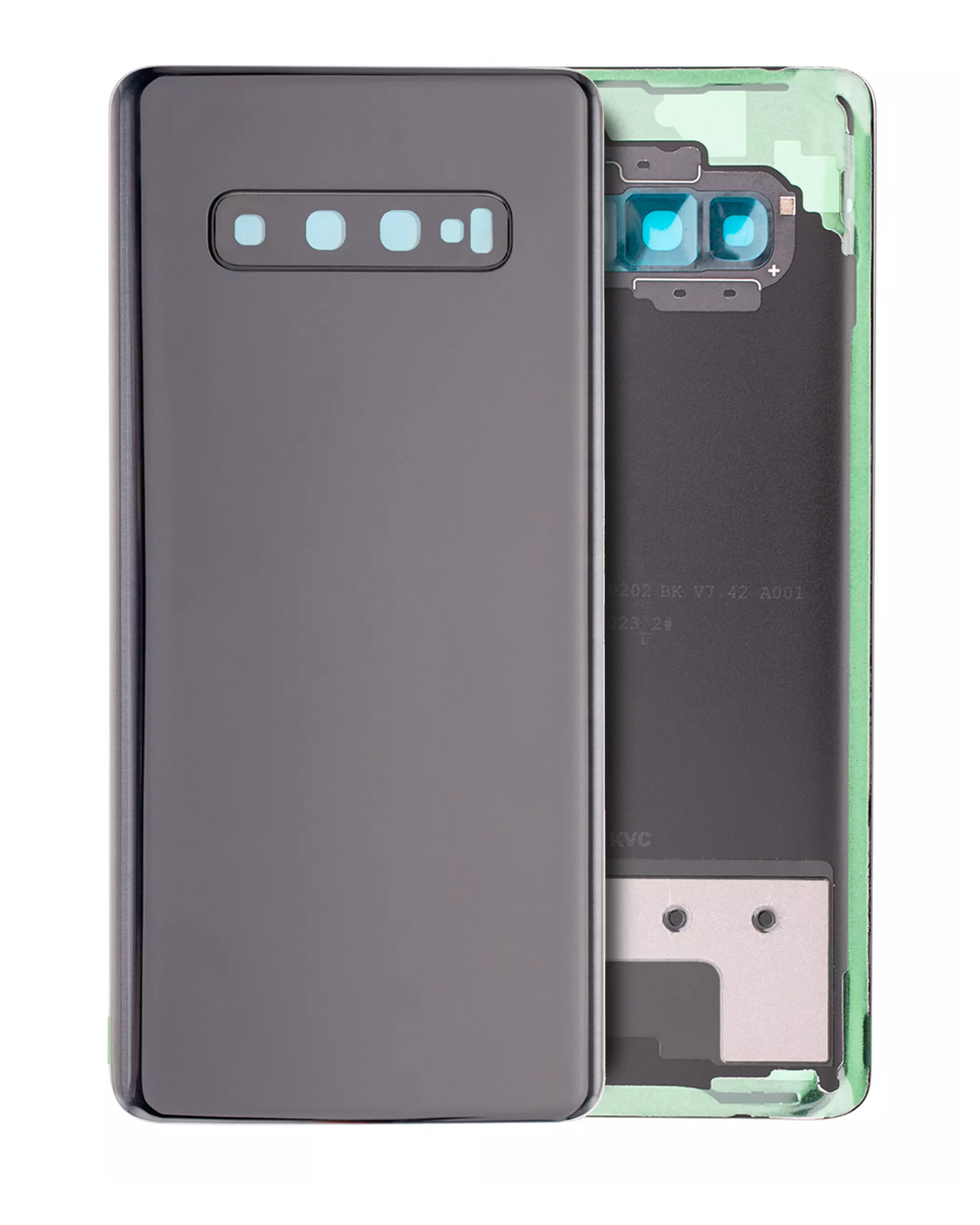 Back cover Glass With Camera Lens For Samsung Galaxy S10 Plus (Service Pack) (Prism Black)