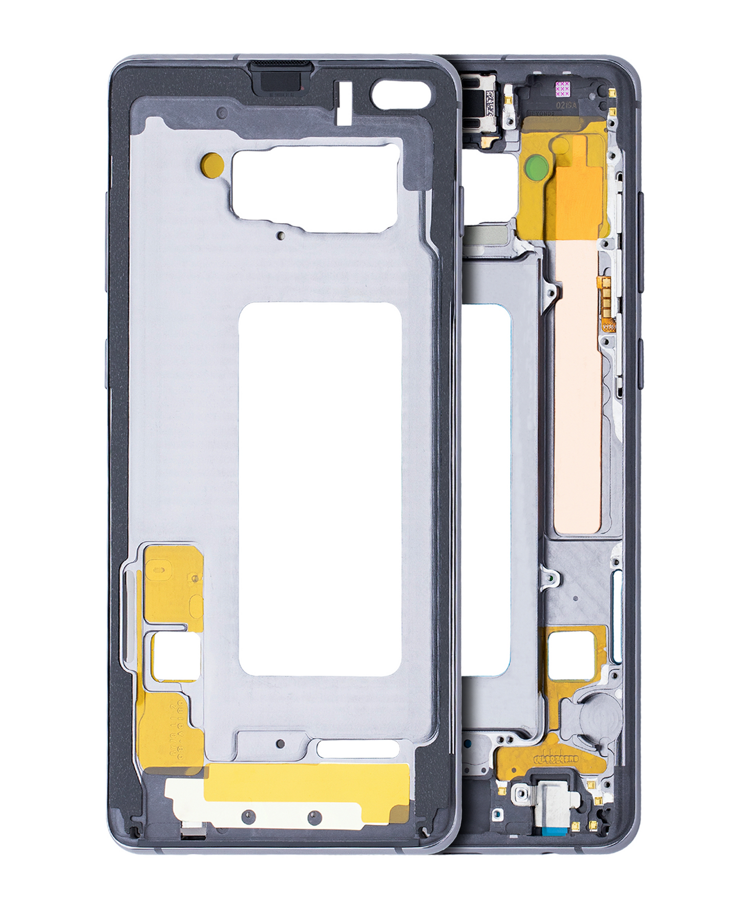 Mid-Frame Housing For Samsung Galaxy S10 Plus (With Small Parts) (Prism Black)