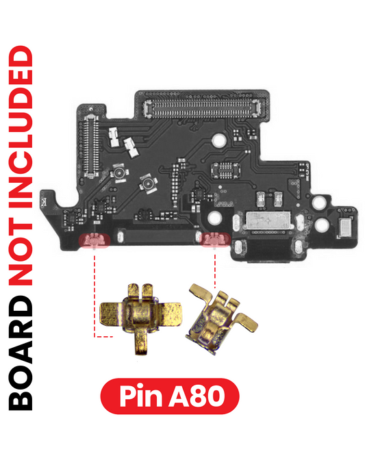 Premium PCB Board Contact Pins (A80) For All Samsung Models (Width: 2.5mm / Length: 2.8mm) (100 Pack) - View 1