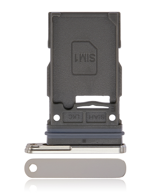 Single Sim Card Tray For Samsung Galaxy S23 Ultra 5G (Cream)