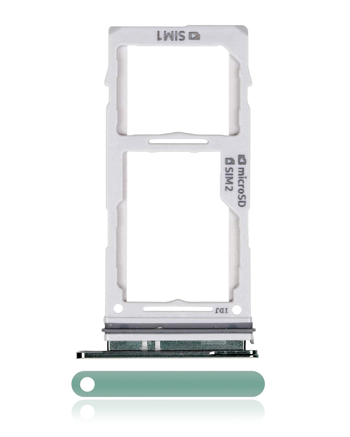 Dual Sim Card Tray For Samsung Galaxy S10 / S10 Plus / S10E (Prism Green)