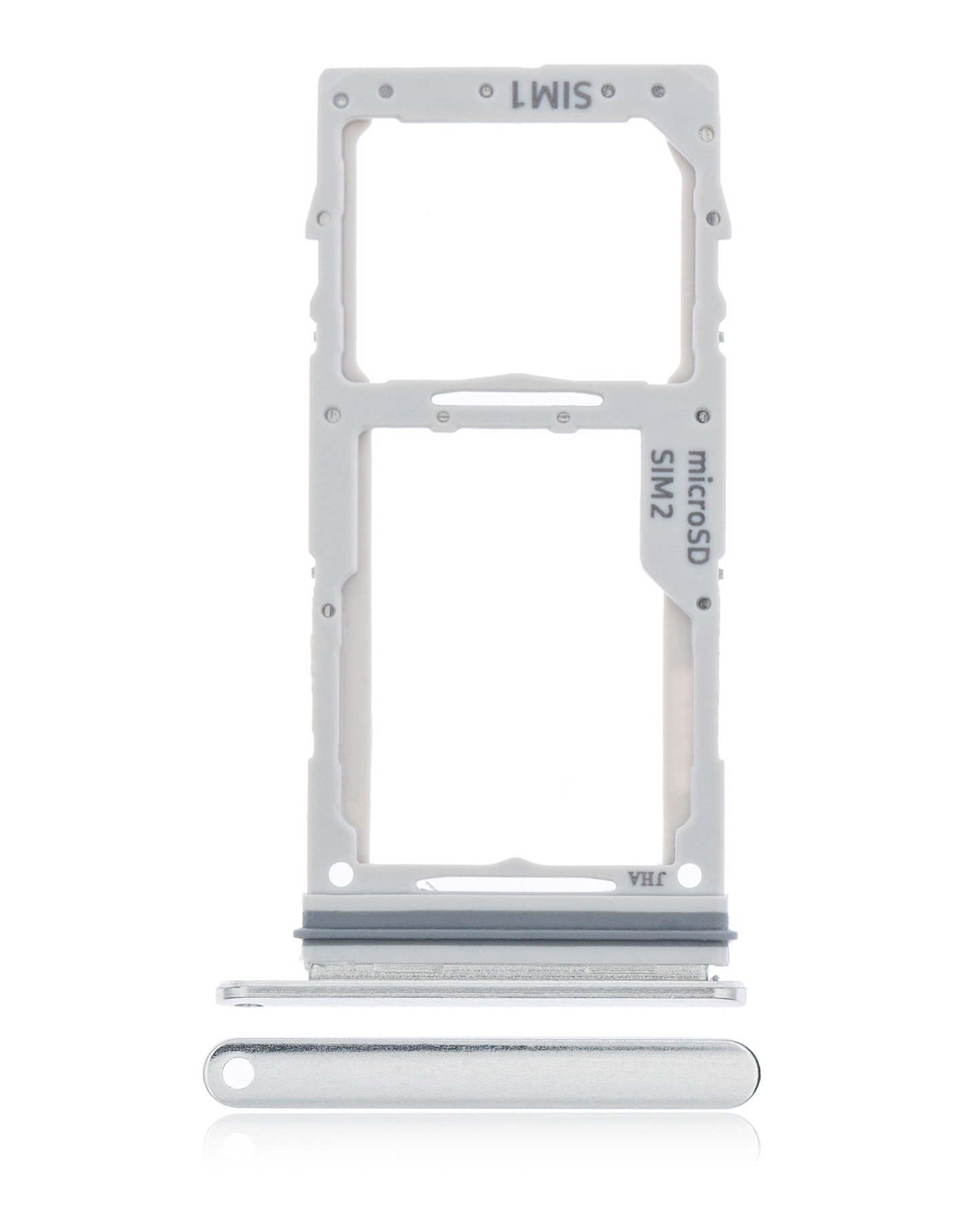 Dual Sim Card Tray For Samsung Galaxy S10 Lite (Prism White)