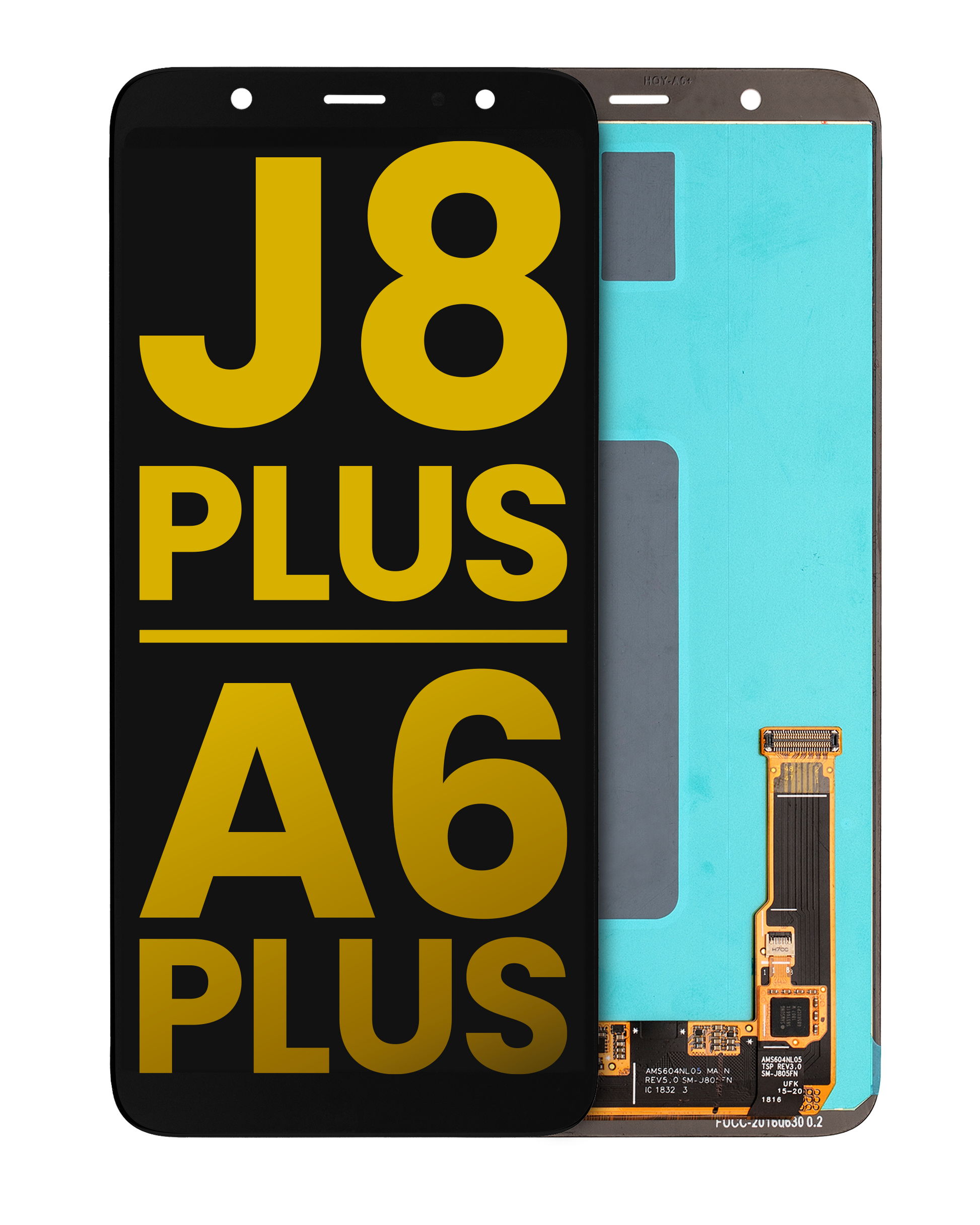 Refurbished OLED screen assembly without frame for Samsung Galaxy J8 Plus J805 2018 and A6 Plus A605 2018 - product image 7