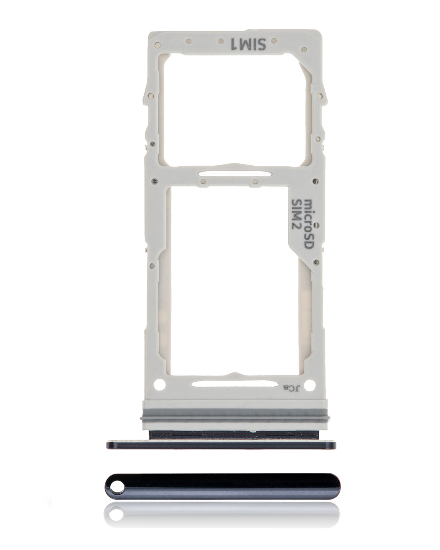Dual Sim Card Tray For Samsung Galaxy Note 10 Lite (Aura Black)