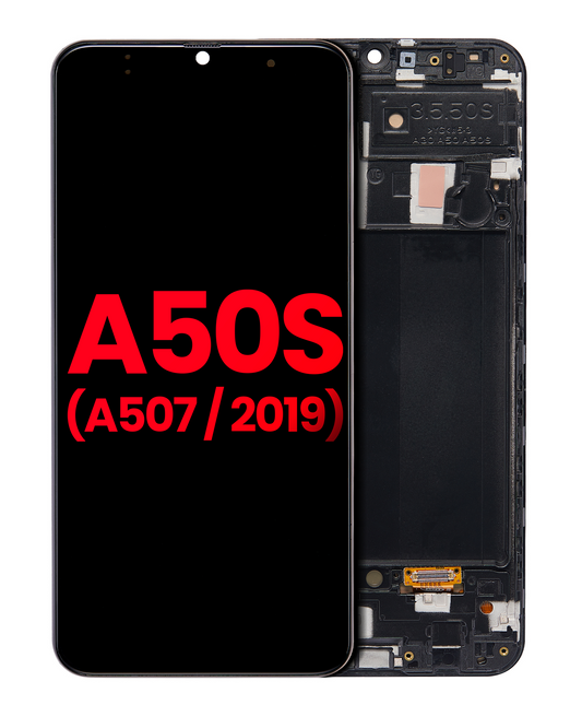 OLED Assembly With Frame For Samsung Galaxy A50s (A507 / 2019) (Aftermarket Plus) (All Colors) - product image 1