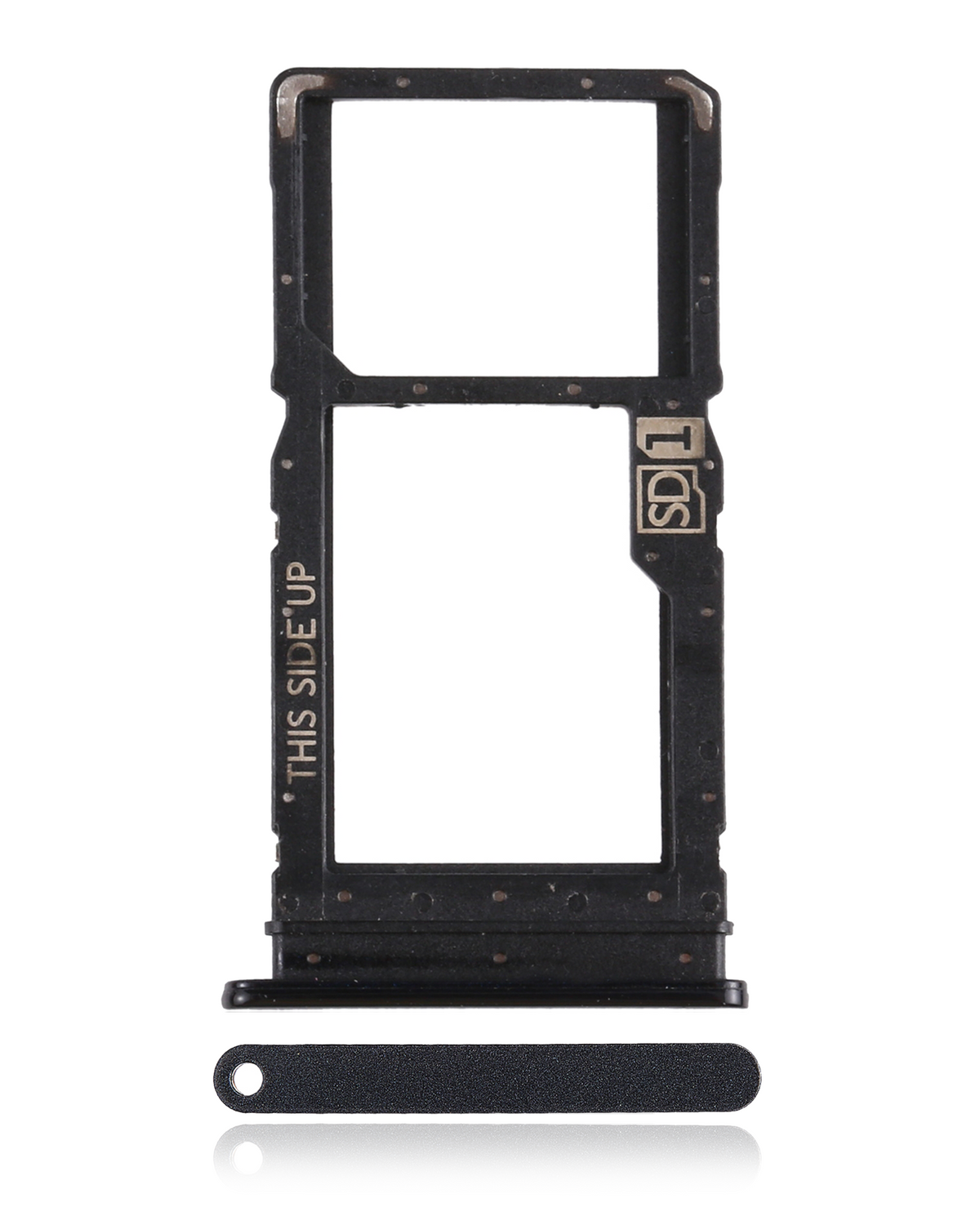 Dual Sim Card Tray For Motorola Moto G Power (XT2041-4 / 2020) (Smoke Black) | compatible mobile phone replacement part | SKU 107081016853 | product image 1