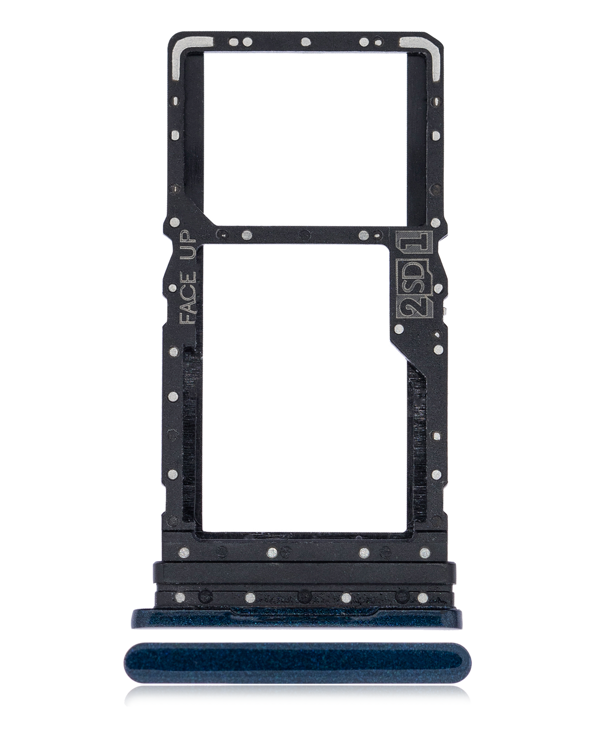Dual Sim Card Tray For Motorola Moto G8 Power (XT2041-1 / XT2041-3 / 2020) (Capri Blue) | compatible mobile phone replacement part | SKU 107082082330 | product image 1