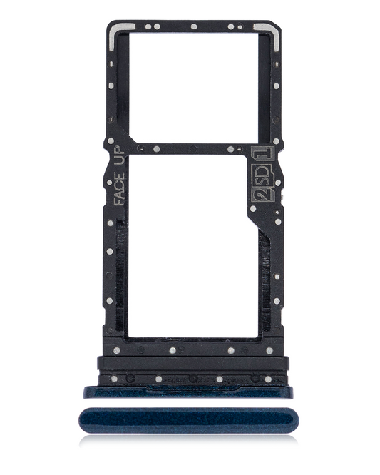 Dual Sim Card Tray For Motorola Moto G8 Power (XT2041-1 / XT2041-3 / 2020) (Capri Blue) | compatible mobile phone replacement part | SKU 107082082330 | product image 1
