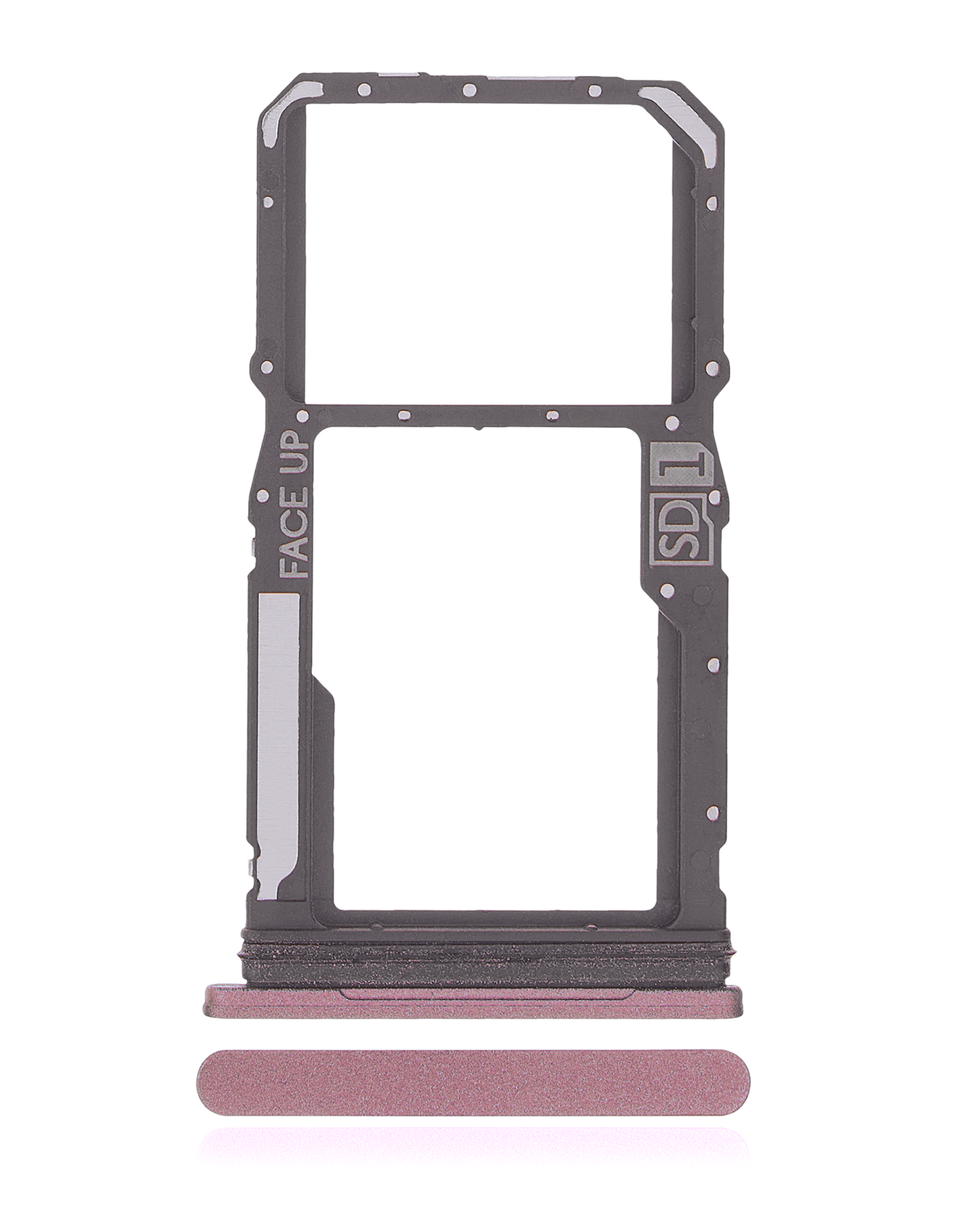 Sim Card Tray For Motorola moto G Stylus (XT2317 / 2023) (Genuine OEM) (Pink) replacement part SKU 107082092141 image 1
